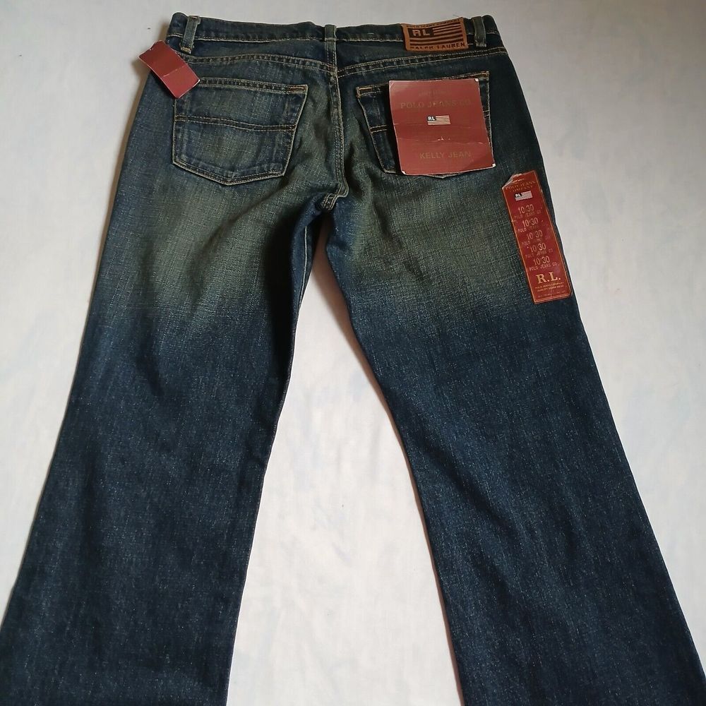 Vintage Ralph Lauren Jeans 10 Kelly Bootcut Low Rise Y2k NWT